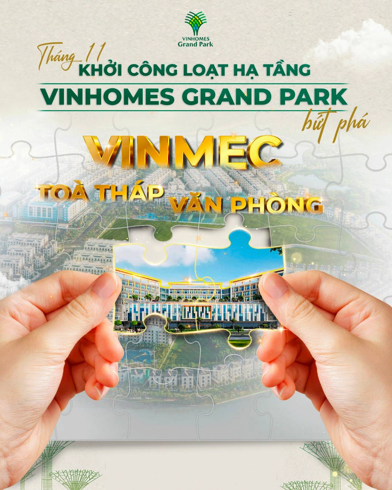 Khoi cong benh vine Vinhomes Grand Park